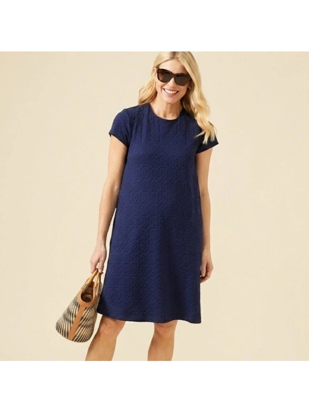 J. McLaughlin Jacquard Swing Mini Dress